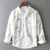 Spring and Autumn New Printed Loose Shirt Long Sleeve Men Fashionable and Casual Cardigan