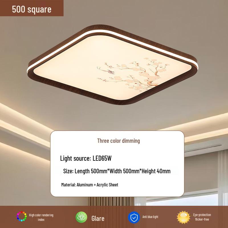 2025 Chinese Style Full Spectrum Ceiling Lamp: Super Bright Light for Living Room, Bedroom, or Study