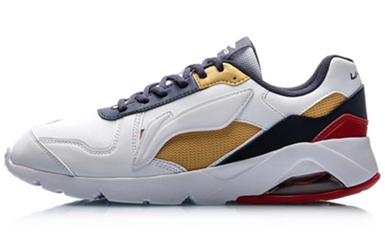 Li Ning Удобные Нескользящие Легкие Низкие Повседневные Кроссовки Мужские AGCP093-6 43.5