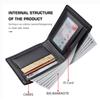 EYAG3 For BMW Men's Short Style Leather Wallet Multiple Card Slots 1 2 3 5 7 Series X1 X2 X3 X4 X5 X6 G20 G30 G11 G12