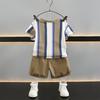 Stylish Boys Summer Outfit Set For 2024 Soft Comfortable Short Sleeve Clothing