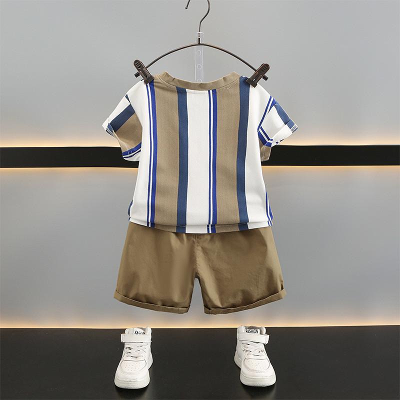 Stylish Boys Summer Outfit Set For 2024 Soft Comfortable Short Sleeve Clothing