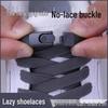 Elastic No-Tie Metal Buckle Shoelaces for Men & Women