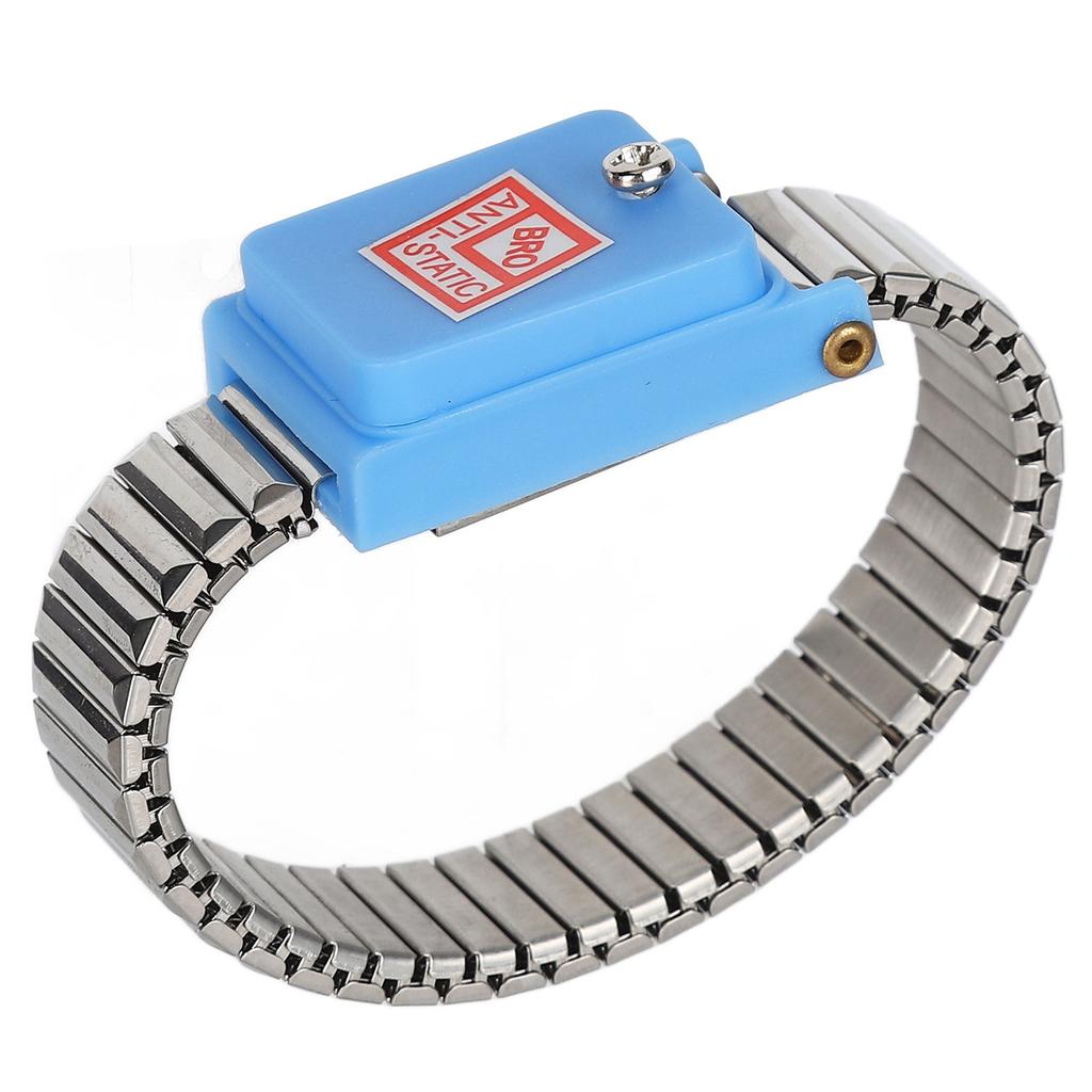 Cordless ESD Wristband No Static Wrist Strap Elastic Wireless Discharge Bracelet Metal