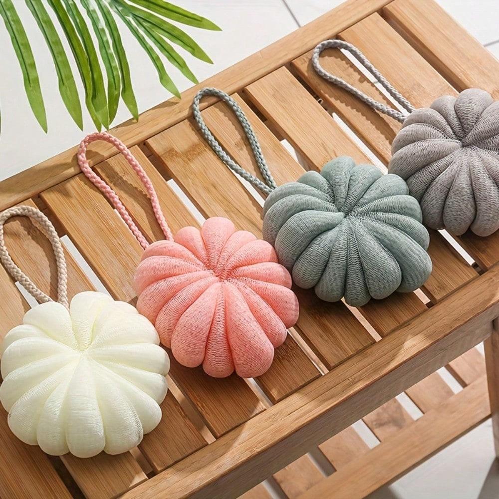 1 pièce Grande Boule de Douche Ultra Douce, Outil de Douche pour Frotter le Dos et Serviette de Bain