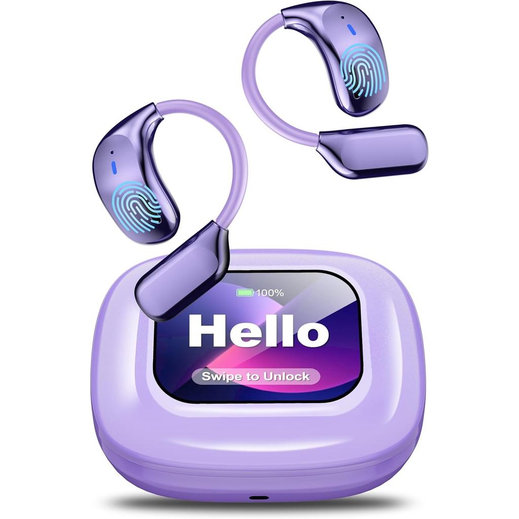 AI Translation Earbuds Touch Screen Translator for 144 Languages Headphones Translator for Travel Business Learning Translation Device Earphones