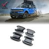 Car Accessories For Ford Bronco Sport   ABS Exterior Door Side Handle Bowl Cup Cover Trim 4pcs