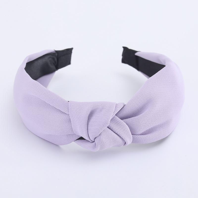 Minimalistische Damen Stirnbänder Einfarbiges Köpergewebe Geknotete Haarbänder für Damen Mädchen Lässig Einkaufen Reisen Kopfschmuck Accessoires