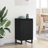 Sideboard in Black Oak Look 40 x 35 x 70 cm Engineered Wood