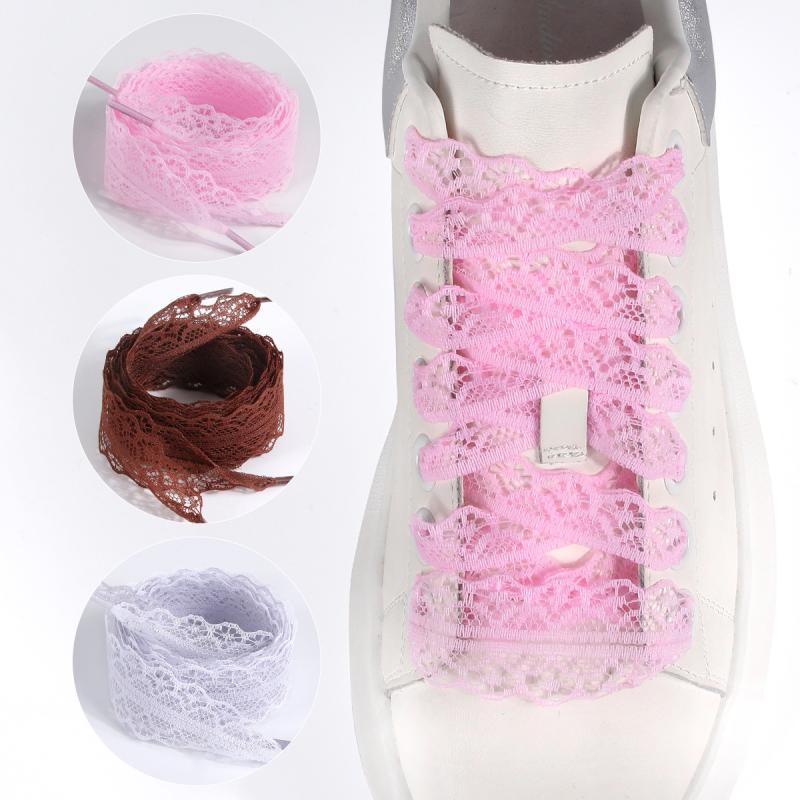 Flat Lace Shoe Laces Fancy Shoelaces For Women 120Cm Length Canvas Sneakers Outdoor Casual Shoes Shoelace