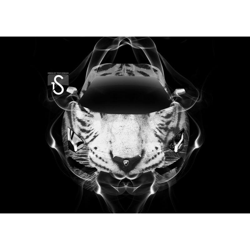 Dreamy Sports Car Animal Poster: Creative Wall Art for Bedroom, Bar, or Study