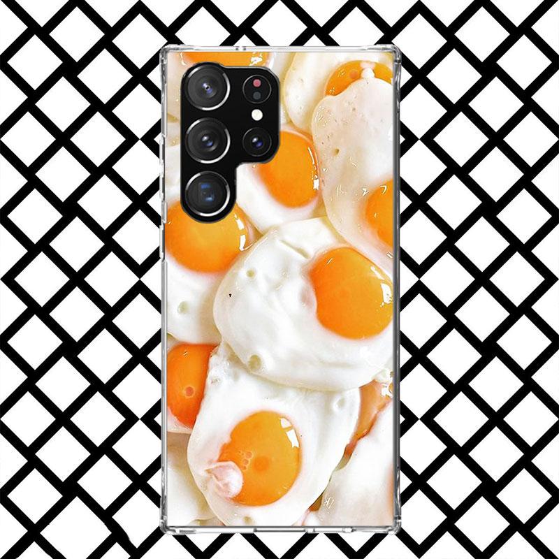 French Fries Burger Pizza Phone Case for Samsung Galaxy S26 S25 Edge S24 S23 Ultra S22 Plus S21 FE S20 + Soft Cover Print Fundas