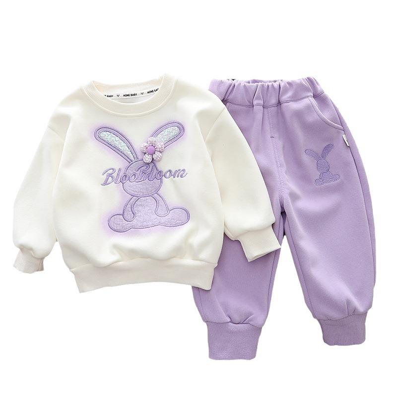 Detská jarná 2024 mikina a nohavice v štýle Bunny Street