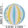 Summer Beach Style Embroidery Cloth Sticker Ironing Casual Clothing Backpack Shoes And Hats Personalized Decoration Repair Fabric Sticker