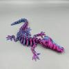 3D Printed Gem Articulated Crocodiles Rotatable 3D Crocodiles Toy Posable Joints Fidget Surprise Toy For Autismadhd# Color: A2