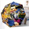 1pc Mickey Mouse & Friends Christmas Holiday Automatic Opening and Closing Umbrella - Small Umbrella Suitable for Various Occasions, Portabl