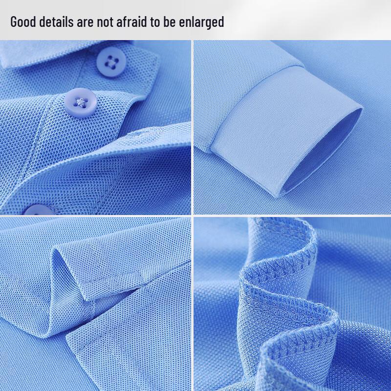 Unisex Breathable Long-Sleeve Polo Shirt