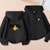 The Latest Best-selling Children's Sports Sweatshirt in Shaolin Animation Printed Hooded Zip-Up Shirt for Boys Girls Aged3-13