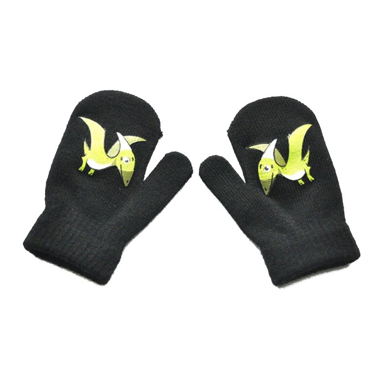 Outdoor Riding Warm Mittens Soft Elastic Knitted Full Finger Glove for Girls Boys Candy Color Cute Gloves
