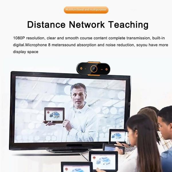 2022 Oppgradering Ny versjon Webkamera HD 2K 1080p Webkamera USB PC Datamaskin Webkamera med mikrofon Bærbar PC Desktop Full HD Kamera Video Webkamera