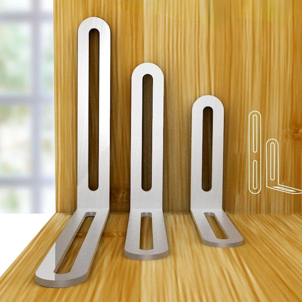 1/2Pcs Furniture Fastener Angle Bracket Shelf Support Bracket  Cabinet Screens Wall