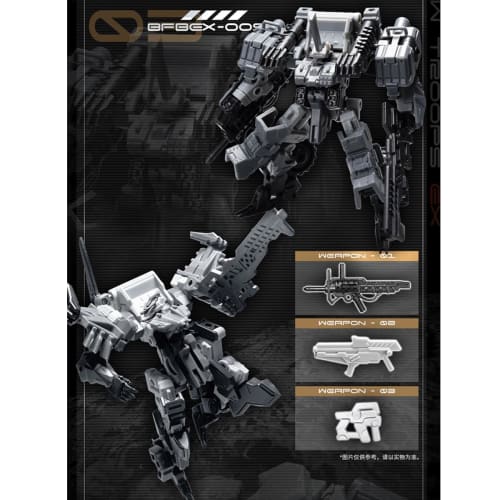 HiPlay Daihidori Icho Code Shadow Force EX Set 2nd Edition EX34 Pre-Colored Plastic Model Kit