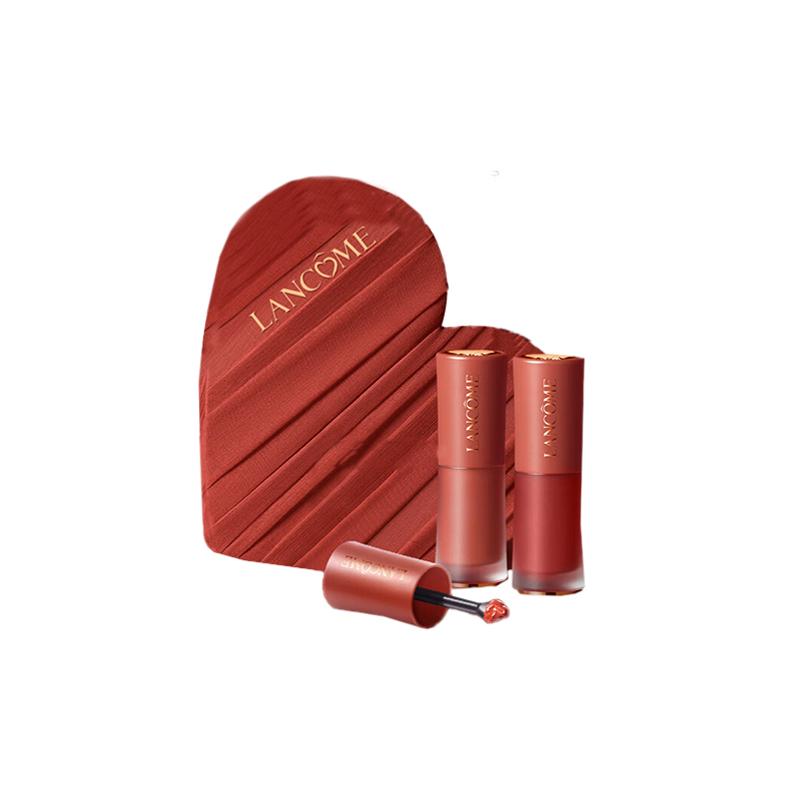 Набор макияжа Lancôme Jingchun Love into Double Lip Glaze Легко наносится Матовый Мягкий Туман 6 мл #279+#275 розовый