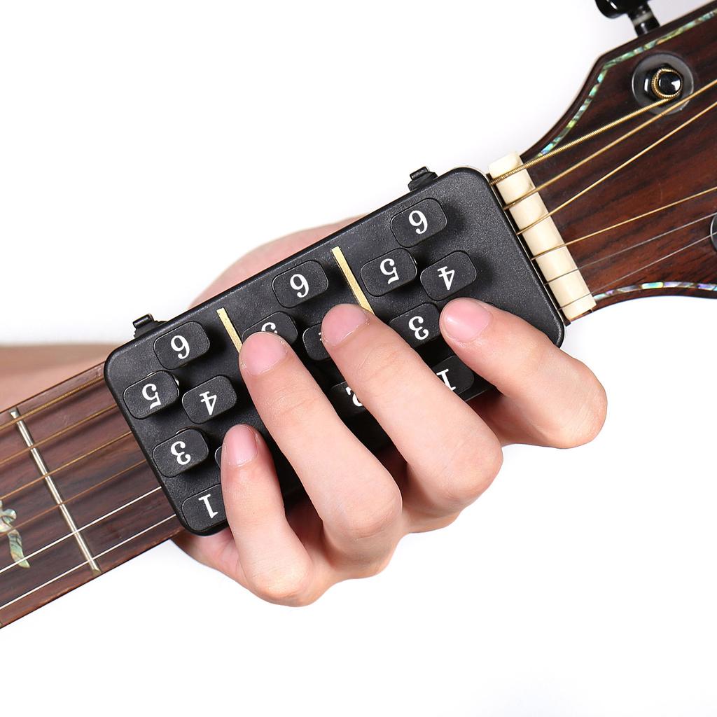 Guitar Chord Trainer Tool Learning System Assist Finger Teaching Aid Fits MOST Full Sized Acoustic Guitar Easy To Use
