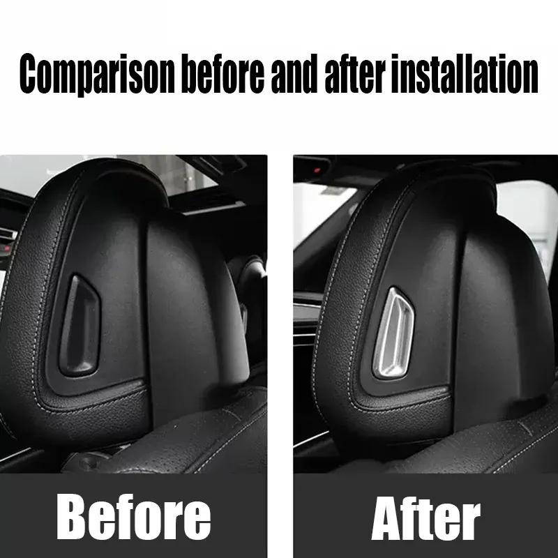 For Mercedes-Benz E-Class W214 S214 2024 seat headrest button decoration sticker automotive interior decoration accessories