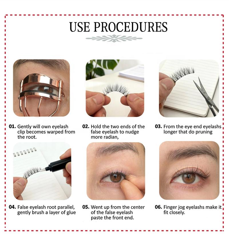 New Arrivals Soft Light Matte Synthetic Hair Faux Mink Handmade Eyelashes Korean Vegan Custom Lashes Cluster Reusable