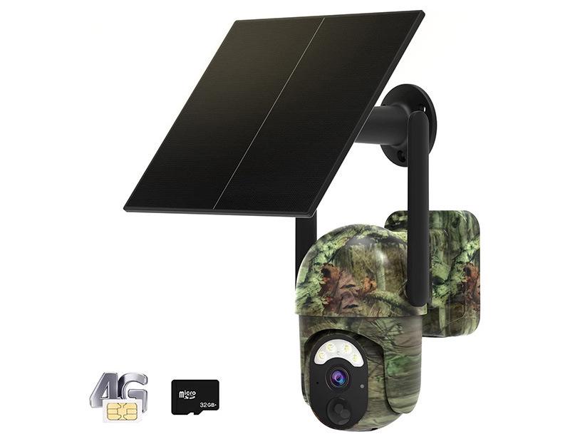 2K HD 4G Outdoor Solar Camera with Color Night Vision and Animal Tracking