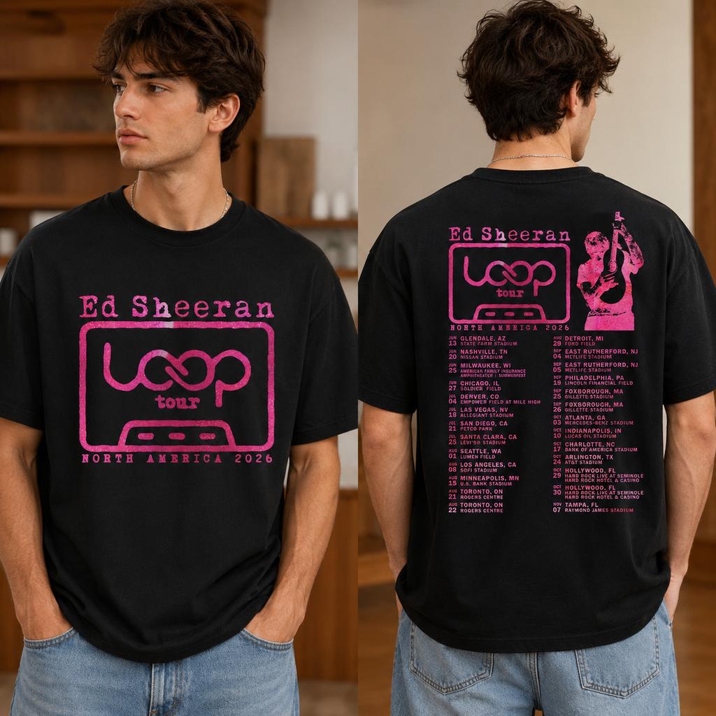 North America Music Tour 2026 – Unisex Casual Tee