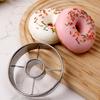 1PC Round Stainless Steel Donut Special Cutting Mold for Household Baking Mousse Ring Underwire Cookie Pressing Film