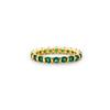 Hyeres Lor Essence Silver (Y) Modern Tennis Ring 2.5Mm Green Hl4R42409Y9