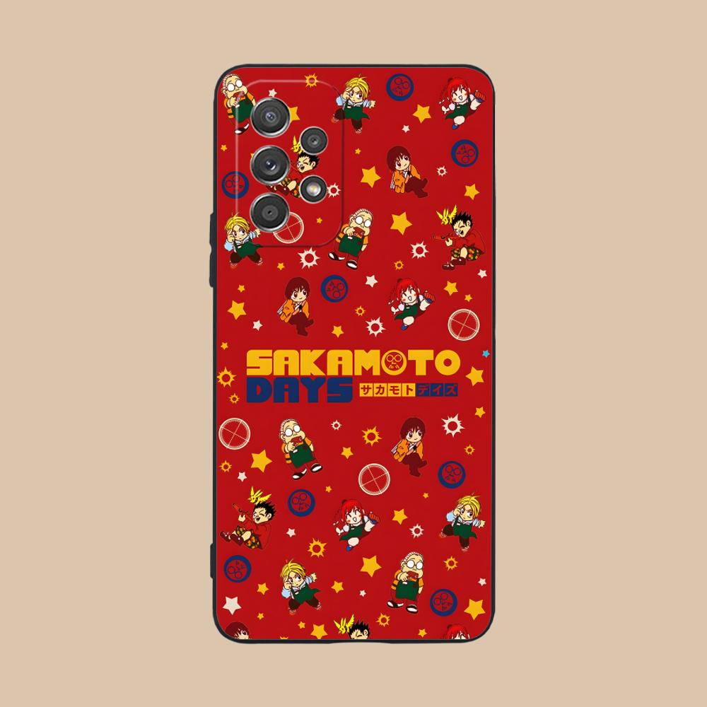 

Sakamoto Days Mobile Phone Case for Samsung Galaxy M55 54 42 35 34 33 32 23 22 15 14 13 12 F55 5G Colorful Cover Pretty Galaxy F04