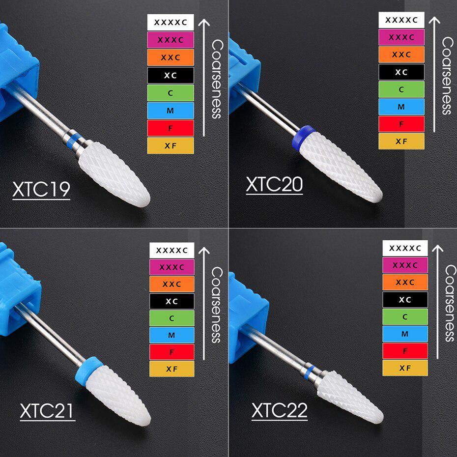 Ceramic Nail Drill Bit Milling Cutter Pedicure Remover Gel Polish Preferential Nail Art Accessoires