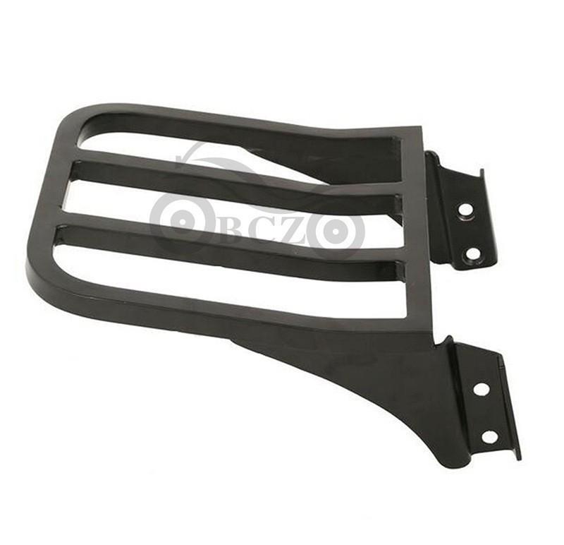 Compatible Backrest and Luggage Rack for Harley Dyna Softail Models чёрный