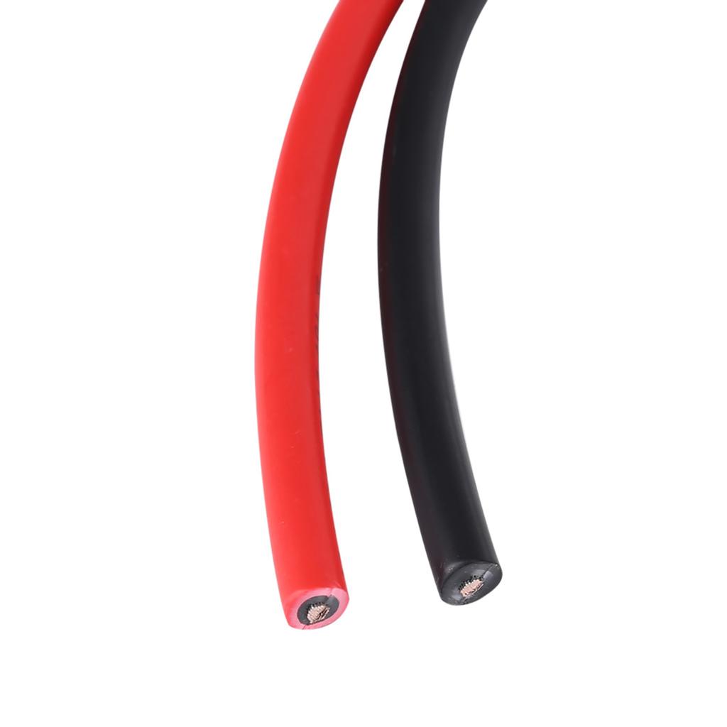 2.5mm Pair of Red & Black Solar Panel PV Cable Wire Male & Female Connectors