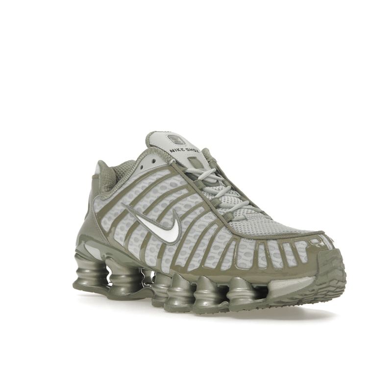 Nike  Shox TL Light Army Women Sneakers Green Light-Silver White AR3566-006