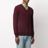 Polo Ralph Lauren FW21 Solid Color V-Neck Knitted Wool Sweater Men sweater Red 710714347-021