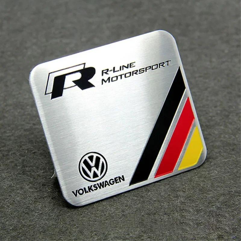3D Metal Aluminium Badge Car Body Decoration Sticker For VW GTI Polo Golf Passat Tiguan Arteon Touareg Taigo Caddy Jetta Beetle