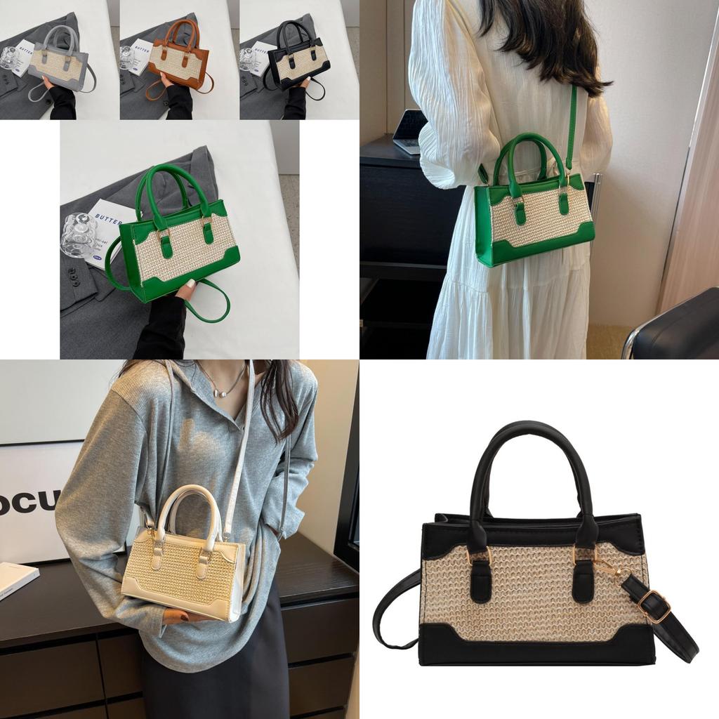 Elegant Urban Chic Cotton Linen Tote Bag 2023 Summer Fashionable Handbag