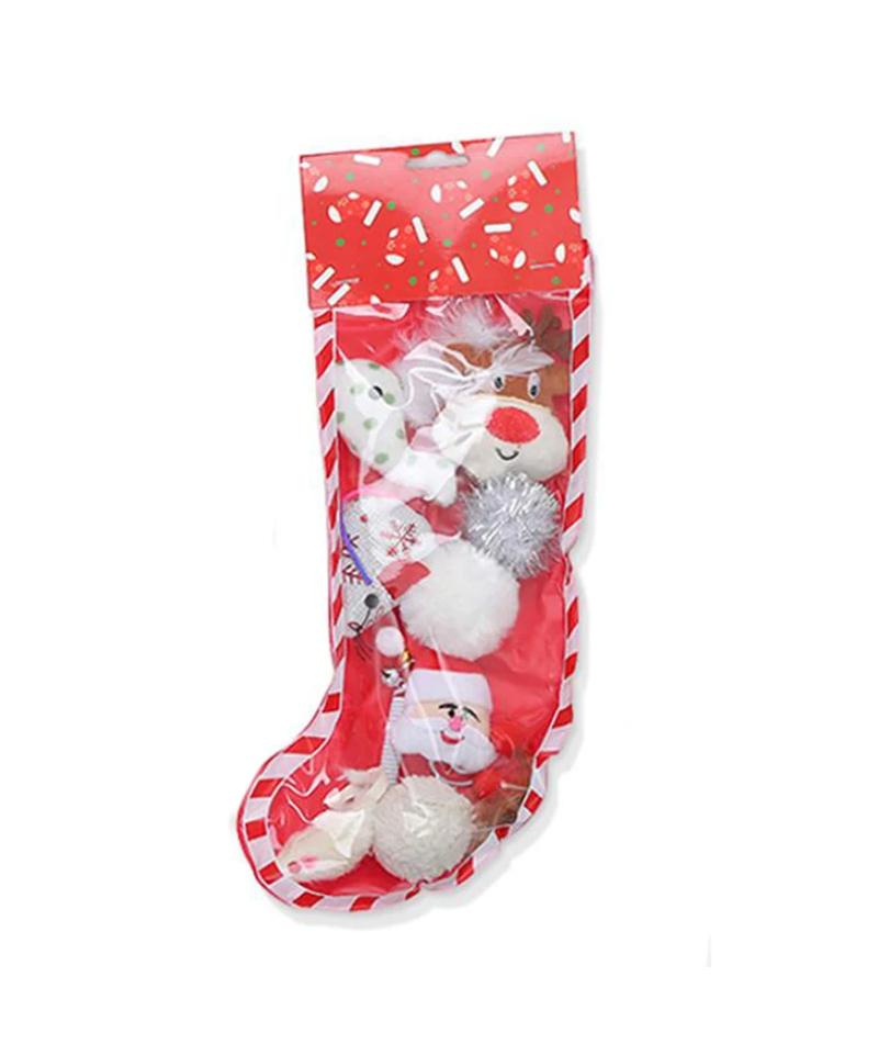 Christmas Pet Toys  Noise Chewing Toy Christmas Cat Cute Funny Toy Sets Pet New Year Gifts Pet Hot Sale Simple Toys 2025 New
