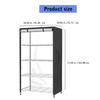 Water proof Shelf Cover Oxford Fabric Dust Cover For 36x18x72in Storage Shelf Protectors for Indoor Outdoor Kitchen Use
