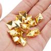 Für Hut, Tasche, Kleidung Nieten Spikes Nietenköpfe Qualitätsmetall Pyramidenform Bekleidungszubehör DIY Nieten Nähen Dekor Quadratische Nieten