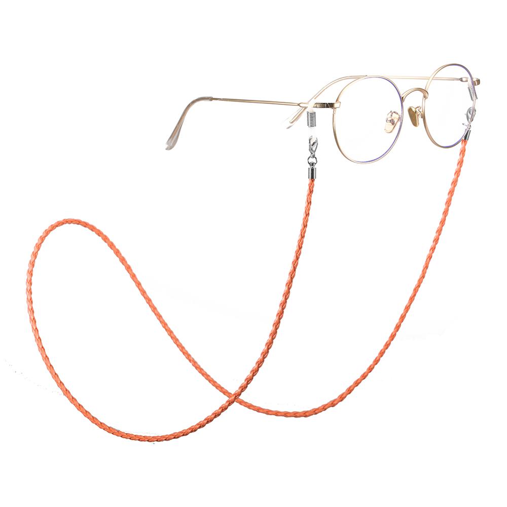 

Teamer Sunglasses Chains Lanyard Men Women Braid Leather Eyeglass Glasses Chain Beaded Cords Reading Eyewear Accessories Strap