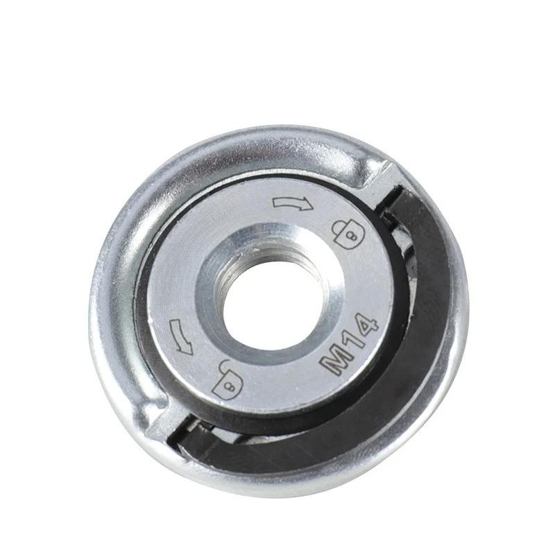 M10 M14 Angle Grinder Self Locking Platen Threaded Grinding Plate Quick Release Power Tool Accessory Industrial DIY Workshop Use