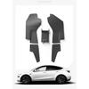 For Tesla Model Y Launch/Juniper 2025 Center Control Side Defense Kick Mat TPE Rear Air Outlet Protection Pad Car Accessories
