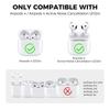 AHASTYLE WG167 For AirPods 4 Protective Case Integrated Safety Lock Switch Button Earphone Cover with Carabiner