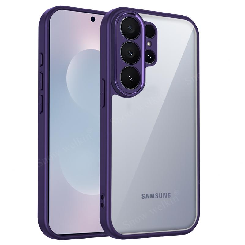 Transparent Silicone Case For Samsung Galaxy S26 GalaxyS26 Ultra Plus S26Ultra PC Back TPU Bumper Shockproof Phone Cases Cover